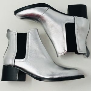rag & bone boots silver Ankle Booties 38.5 NEW